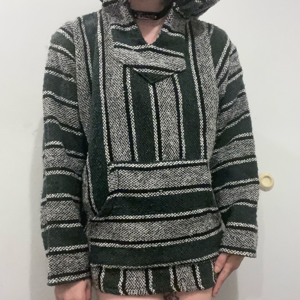 Green Hemp Pull Over Hoodie